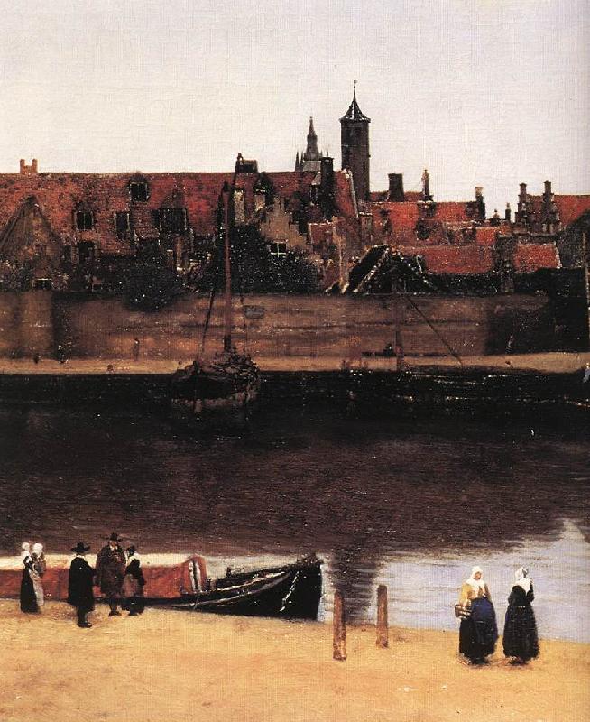 VERMEER VAN DELFT, Jan View of Delft (detail) est oil painting image